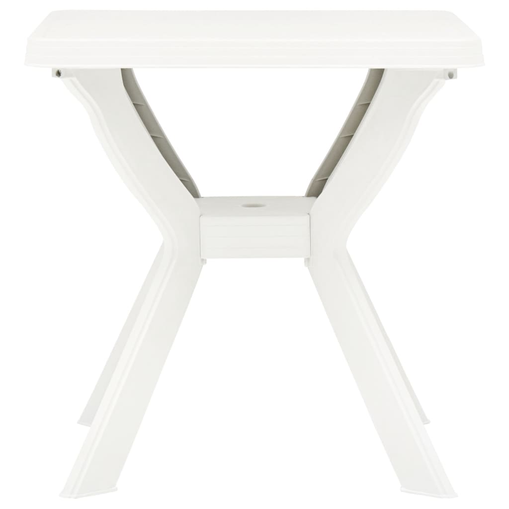 Bistrotisch Weiss 70x70x72 cm Kunststoff